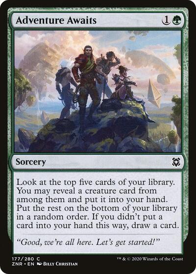 Adventure Awaits (ZNR) #177 Common (Lightly Played) Zendikar Rising Magic: The Gathering: 2020