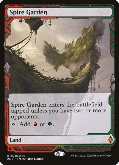 Spire Garden (ZNE) #19 Mythic Rare (Near Mint) Zendikar Rising Expeditions Magic: The Gathering: 2020