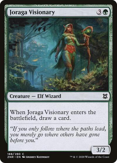 2020 Magic: Zendikar Rising (ZNR) - Joraga Visionary (#188, Common)