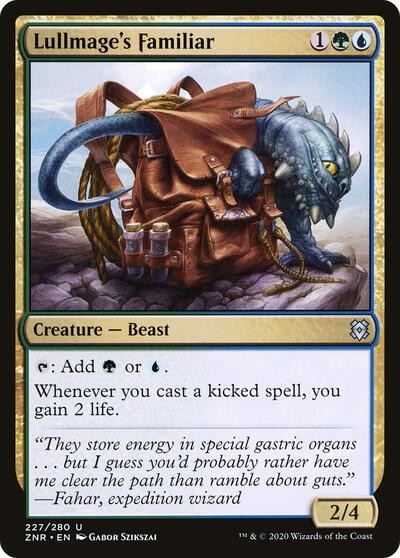 Lullmages Familiar (ZNR) #227 Uncommon (Lightly Played) Zendikar Rising Magic: 2020