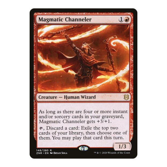 Magmatic Channeler (ZNR) #148 Rare (Foil Lightly Played) Zendikar Rising Magic: The Gathering: 2020