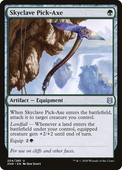 Skyclave Pick Axe (ZNR) #204 Uncommon (Lightly Played) Zendikar Rising Magic: The Gathering: 2020