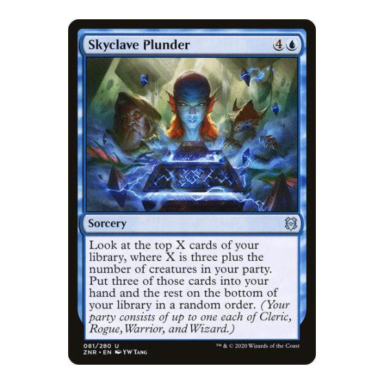 Skyclave Plunder (ZNR) #81 Uncommon (Lightly Played) Zendikar Rising Magic: The Gathering: 2020