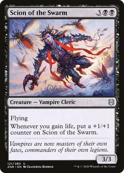 Scion of the Swarm (ZNR) #121 Uncommon (Foil Lightly Played) Zendikar Rising Magic: The Gathering: 2020