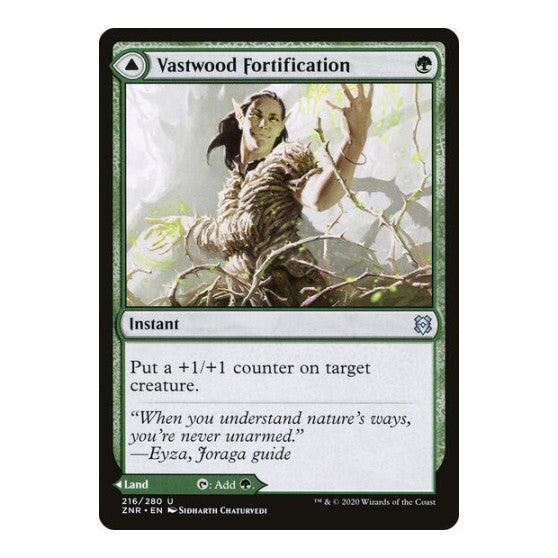 Vastwood Fortification (ZNR) #216 Uncommon (Lightly Played) Zendikar Rising Magic: The Gathering: 2020