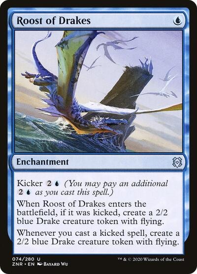Roost of Drakes (ZNR) #74 Uncommon (Lightly Played) Zendikar Rising Magic: The Gathering: 2020
