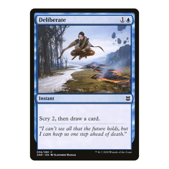 Deliberate (ZNR) #56 Common Zendikar Rising Magic: The Gathering: 2020
