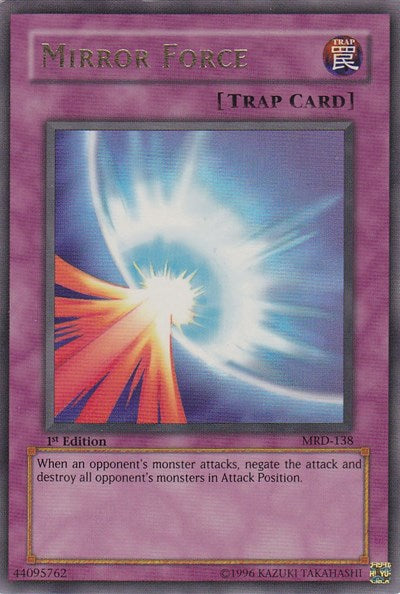 Mirror Force (MRD) #MRD-138 Ultra Rare (Unlimited Moderately Played) Metal Raiders YuGiOh: 2004