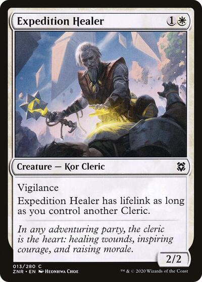 Expedition Healer (ZNR) #13 Common Zendikar Rising Magic: The Gathering: 2020