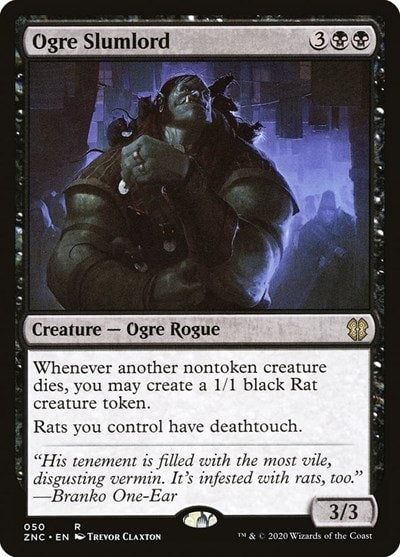 Ogre Slumlord (ZNC) #50 Rare (Lightly Played) Commander: Zendikar Rising Magic: The Gathering: 2020