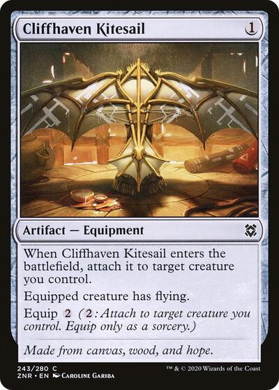 Cliffhaven Kitesail (ZNR) #243 Common (Lightly Played) Zendikar Rising Magic: The Gathering: 2020