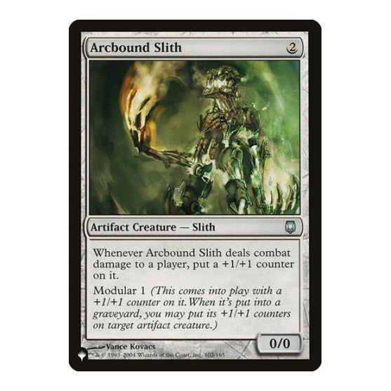 Arcbound Slith (LIST) #102/165 Uncommon (Lightly Played) The List Reprints Magic: The Gathering: 2026