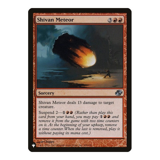 Shivan Meteor (LIST) #106/165 Uncommon (Lightly Played) The List Reprints Magic: The Gathering: 2026