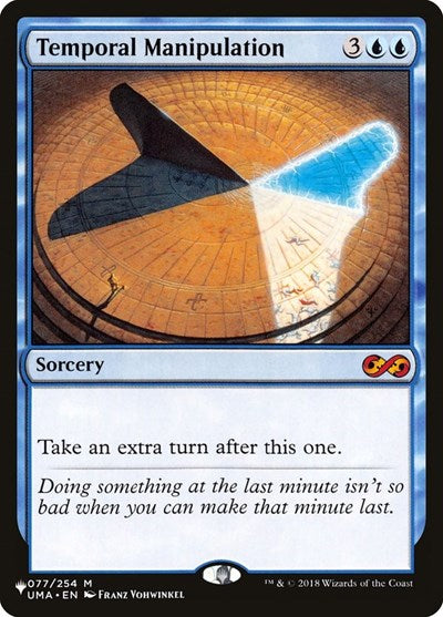 Temporal Manipulation (LIST) #UMA-77 Mythic Rare (Near Mint) The List Reprints Magic: The Gathering: 2026