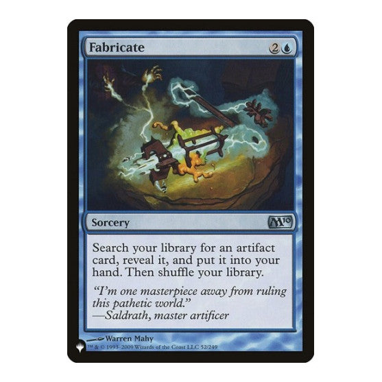 Fabricate (LIST) #52/249 Uncommon (Lightly Played) The List Reprints Magic: The Gathering: 2026