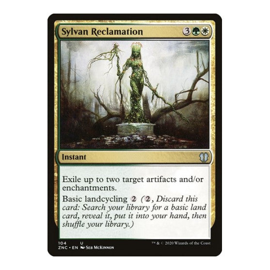Sylvan Reclamation (ZNC) #104 Uncommon (Lightly Played) Commander: Zendikar Rising Magic: The Gathering: 2020