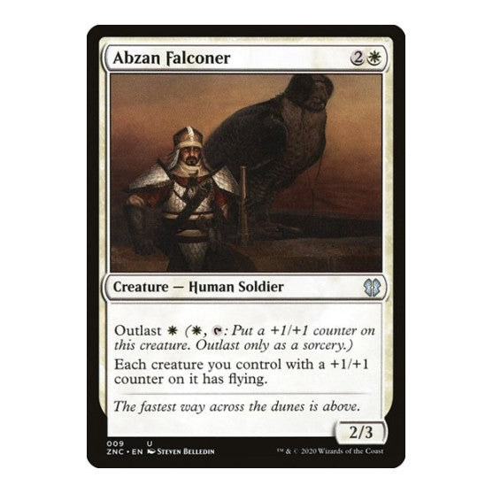 Abzan Falconer (ZNC) #9 Uncommon (Lightly Played) Commander: Zendikar Rising Magic: The Gathering: 2020