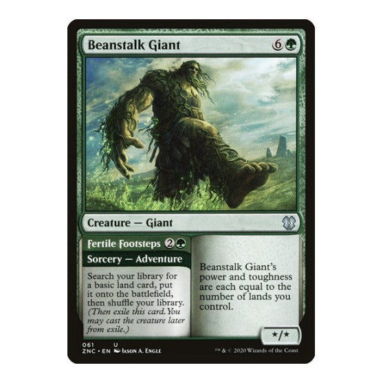 Beanstalk Giant (ZNC) #61 Uncommon (Lightly Played) Commander: Zendikar Rising Magic: The Gathering: 2020