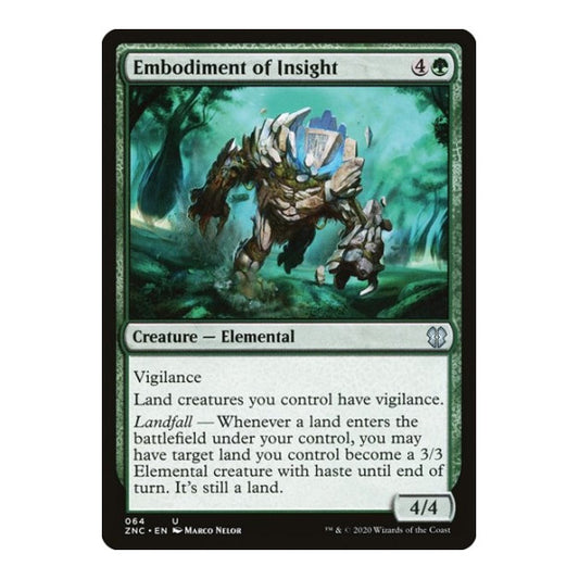 Embodiment of Insight (ZNC) #64 Uncommon (Lightly Played) Commander: Zendikar Rising Magic: The Gathering: 2020