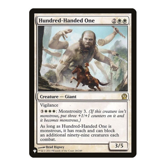 Hundred-Handed One (LIST) #20/249 Rare (Lightly Played) The List Reprints Magic: The Gathering: 2026