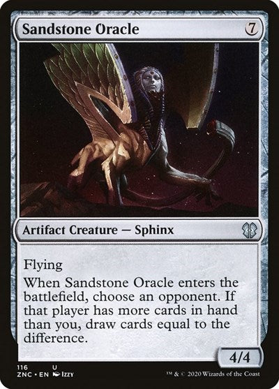 Sandstone Oracle (ZNC) #116 Uncommon (Lightly Played) Commander: Zendikar Rising Magic: The Gathering: 2020