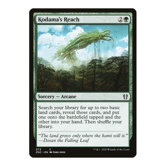 Kodama's Reach (ZNC) #73 Common (Lightly Played) Commander: Zendikar Rising Magic: The Gathering: 2020