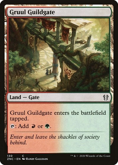 Gruul Guildgate (ZNC) #130 Common (Lightly Played) Commander: Zendikar Rising Magic: The Gathering: 2020