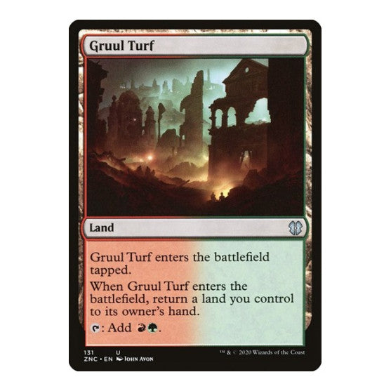 Gruul Turf (ZNC) #131 Uncommon (Lightly Played) Commander: Zendikar Rising Magic: The Gathering: 2020
