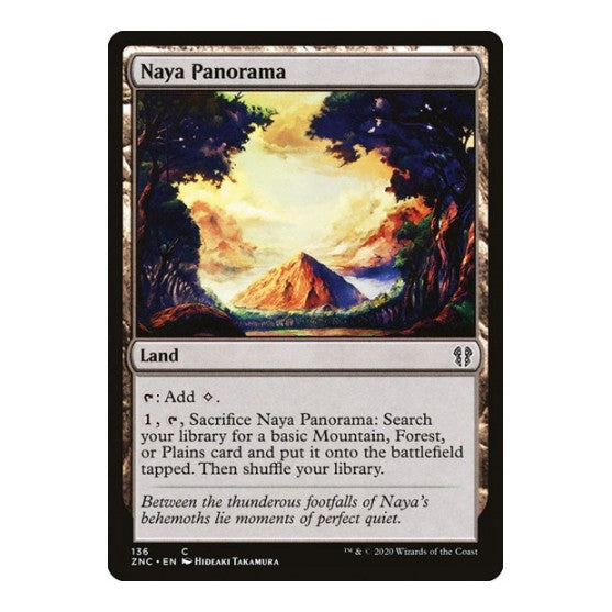 Naya Panorama (ZNC) #136 Common (Lightly Played) Commander: Zendikar Rising Magic: The Gathering: 2020