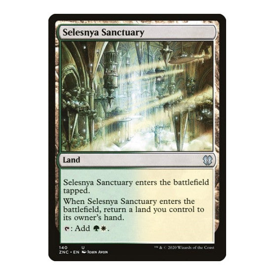 Selesnya Sanctuary (ZNC) #140 Uncommon (Lightly Played) Commander: Zendikar Rising Magic: The Gathering: 2020