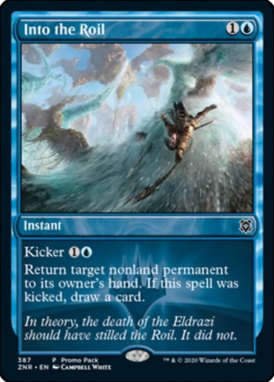 Into the Roil (PPZNR) #387 P (Lightly Played) Promo Pack: Zendikar Rising Magic: 2020