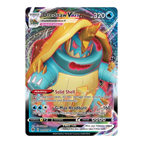 Drednaw VMAX (CHP) #15/73 Ultra Rare (Holofoil Near Mint) Champion's Path Pokemon: 2020