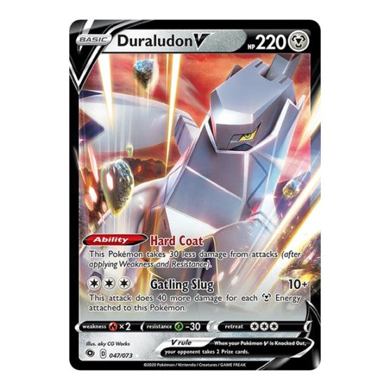 Duraludon V (CHP) #47/73 Ultra Rare (Holofoil Near Mint) Champion's Path Pokemon: 2020