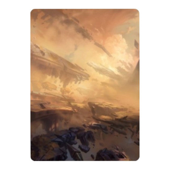 Plains Art Card (7/81) (ASZNR) #7 Special (Lightly Played) Art Series: Zendikar Rising Magic: The Gathering: 2020