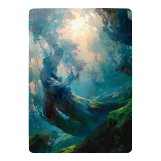 Forest Art Card (21/81) (ASZNR) #21 Special (Lightly Played) Art Series: Zendikar Rising Magic: The Gathering: 2020