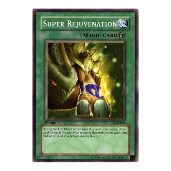 Super Rejuvenation (LOD) #LOD-047 Common / Short Print (Unlimited Heavily Played) Legacy of Darkness YuGiOh: 2017