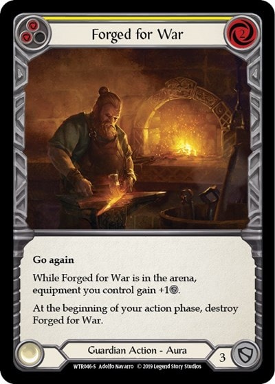 Forged for War (WTR) #WTR046 Super Rare (Unlimited Edition Rainbow Foil Near Mint) Welcome to Rathe Flesh and Blood TCG: 2019