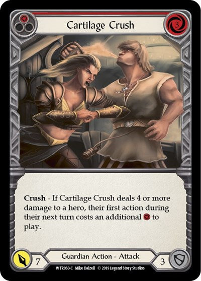 Cartilage Crush Red (WTR) #WTR060 Common (Unlimited Edition Normal Lightly Played) Welcome to Rathe Flesh and Blood TCG: 2019