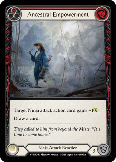 2019 Flesh & Blood TCG: Welcome to Rathe (WTR) - Ancestral Empowerment (#WTR082, Majestic) (1st Edition Normal, Near Mint)