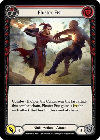 Fluster Fist Red (WTR) #WTR086 Rare Welcome to Rathe Flesh and Blood TCG: 2019