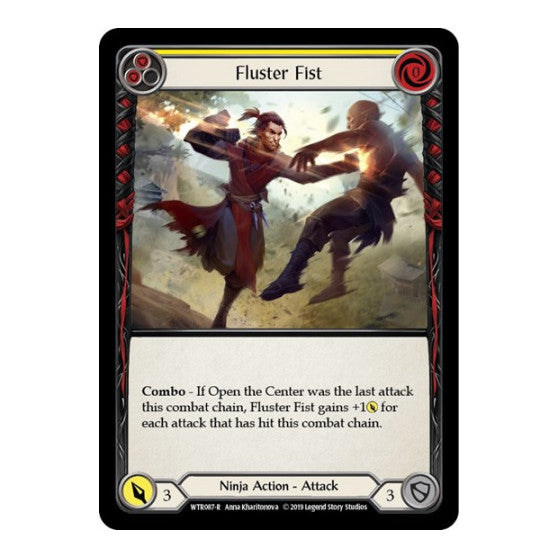Fluster Fist (Yellow) (WTR) #WTR087 Rare Welcome to Rathe Flesh and Blood TCG: 2019