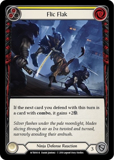 Flic Flak Yellow (WTR) #WTR093 Rare (Unlimited Edition Normal Lightly Played) Welcome to Rathe Flesh and Blood TCG: 2019