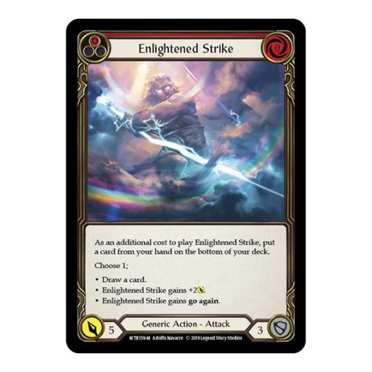 Enlightened Strike (WTR) #WTR159 Majestic (Unlimited Edition Normal Near Mint) Welcome to Rathe Flesh and Blood TCG: 2019
