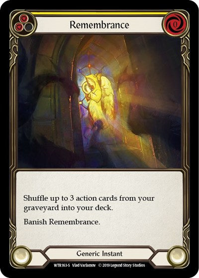 Remembrance (WTR) #WTR163 Super Rare Welcome to Rathe Flesh and Blood TCG: 2019