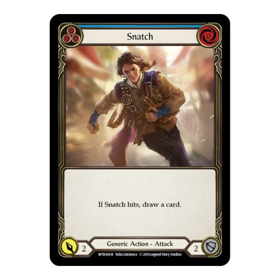 Snatch (Blue) (WTR) #WTR169 Rare Welcome to Rathe Flesh and Blood TCG: 2019