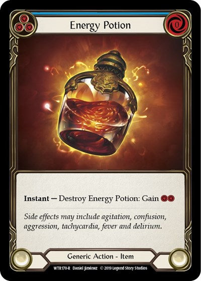 Energy Potion (WTR) #WTR170 Rare (Unlimited Edition Normal Lightly Played) Welcome to Rathe Flesh and Blood TCG: 2019