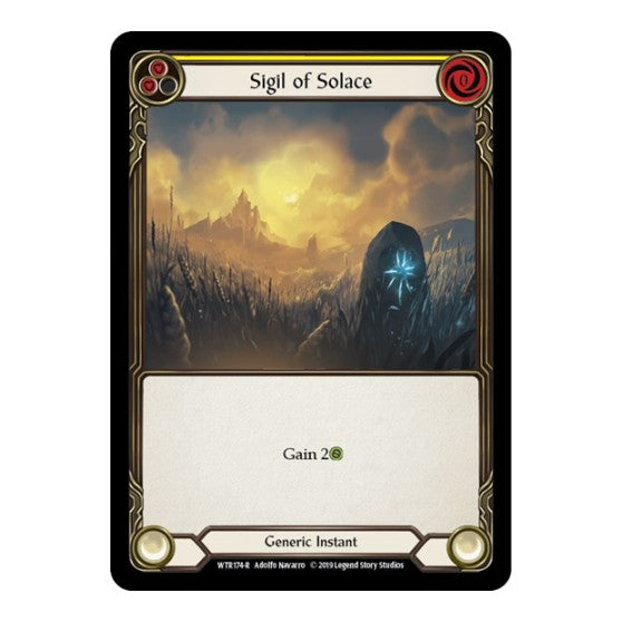 Sigil of Solace (Yellow) (WTR) #WTR174 Rare Welcome to Rathe Flesh and Blood TCG: 2019