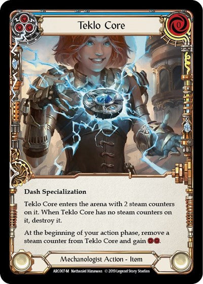 Teklo Core (ARC) #ARC007 Majestic (Unlimited Edition Normal Near Mint) Arcane Rising Flesh and Blood TCG: 2020