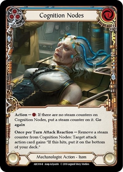 Cognition Nodes (ARC) #ARC018 Rare (Unlimited Edition Normal Lightly Played) Arcane Rising Flesh and Blood TCG: 2020
