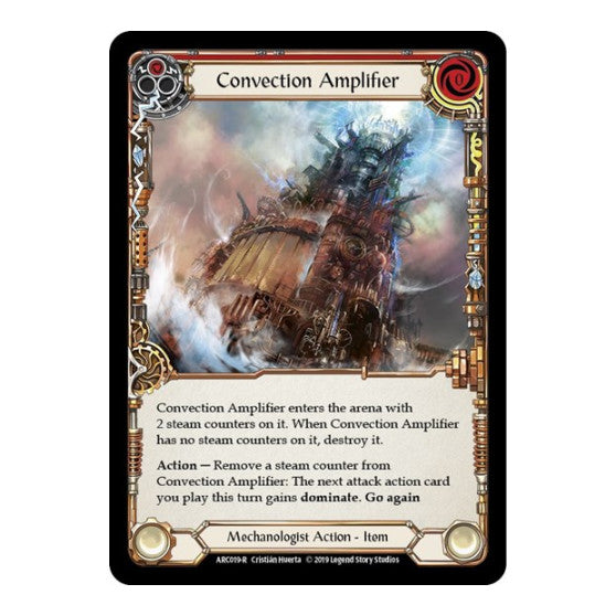 Convection Amplifier (ARC) #ARC019 Rare (Unlimited Edition Normal Lightly Played) Arcane Rising Flesh and Blood TCG: 2020